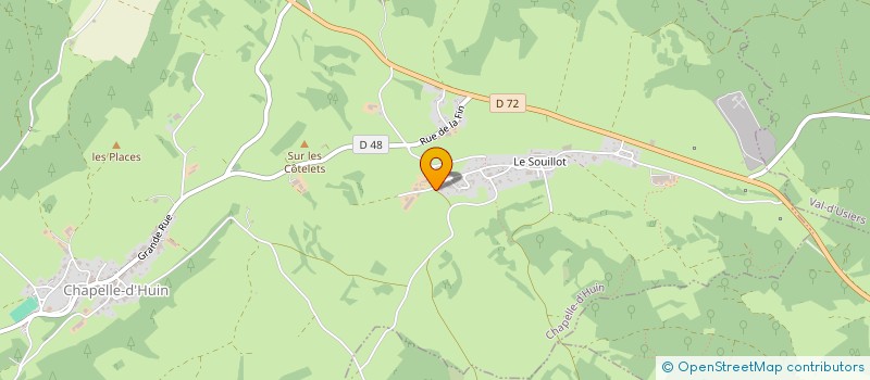 localisation de l'entreprise VERDOT MARION  CHAPELLE-D'HUIN