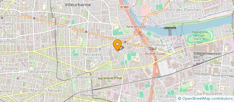 localisation de l'entreprise VERDU LUBRANO  VILLEURBANNE