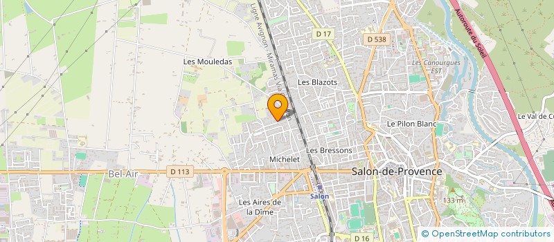 localisation de l'entreprise VERDUCI GESTION  SALON-DE-PROVENCE