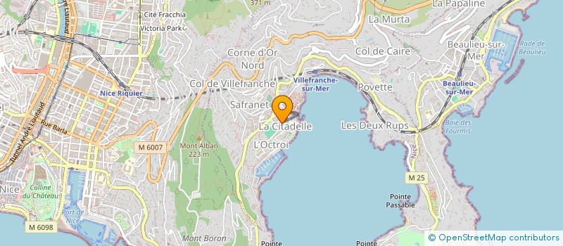 localisation de l'entreprise VERDUN à VILLEFRANCHE-SUR-MER