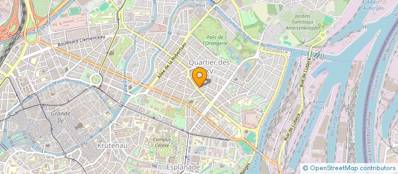 localisation de l'entreprise VERDUN à STRASBOURG