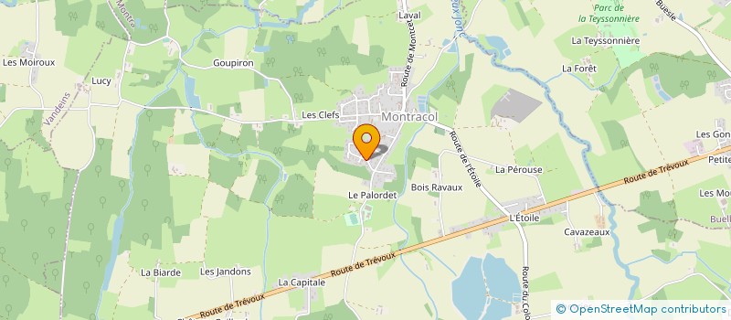 localisation de l'entreprise VERDUN  MONTRACOL