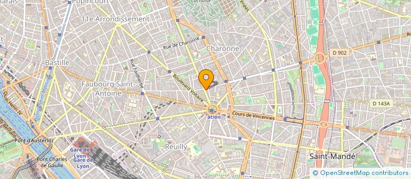 localisation de l'entreprise VERDUN à PARIS