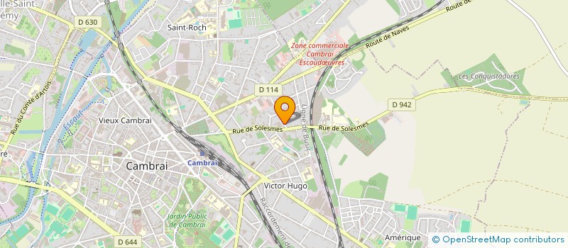 localisation de l'entreprise VERDUN IMMO  CAMBRAI