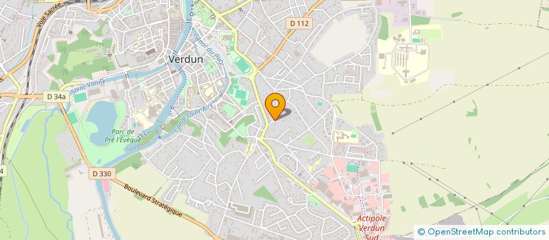 localisation de l'entreprise VERDUN PARACHUTISME à VERDUN