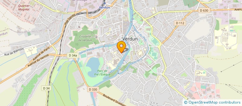 localisation de l'entreprise VERDUN TERRE DE SANTE à VERDUN