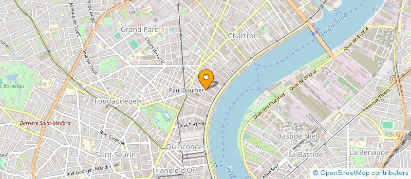 localisation de l'entreprise VERDUNOT  BORDEAUX