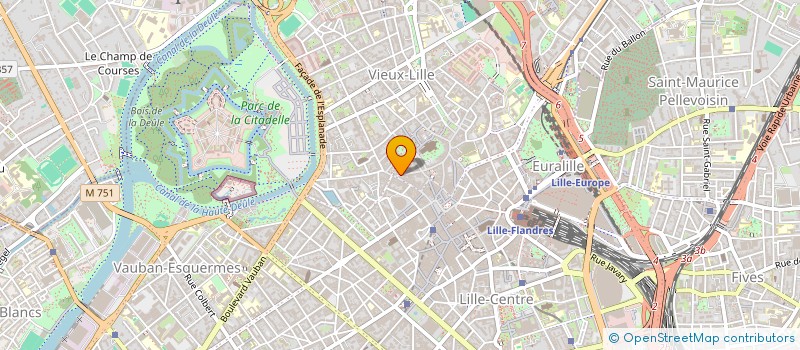 localisation de l'entreprise VERDURE à LILLE