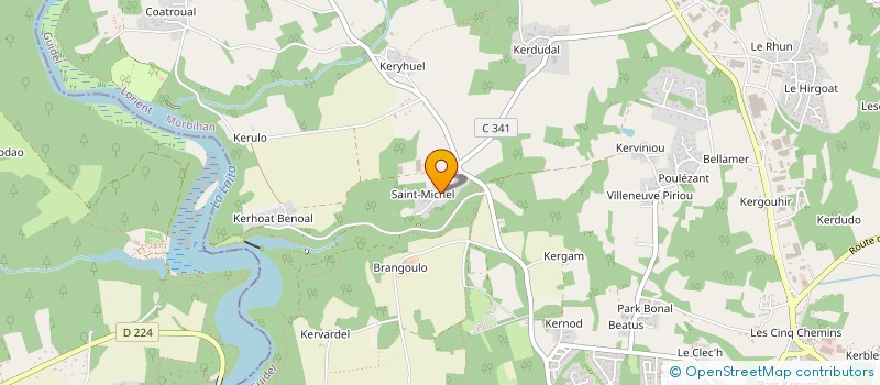 localisation de l'entreprise VERDURE SUR MESURE à GUIDEL