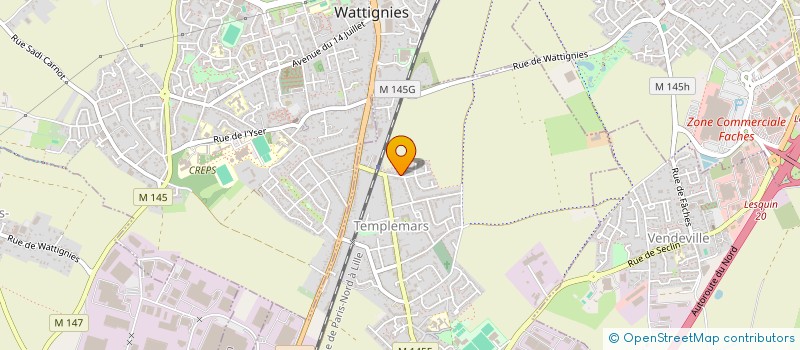 localisation de l'entreprise VERDURET PATRIMOINE  TEMPLEMARS