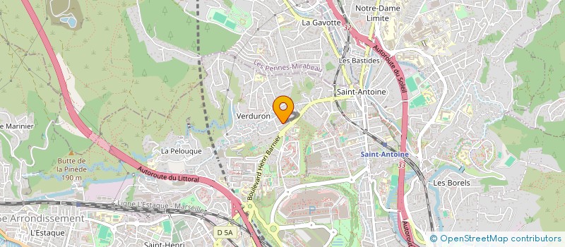 localisation de l'entreprise VERDURON FETES ET AMITIES à MARSEILLE