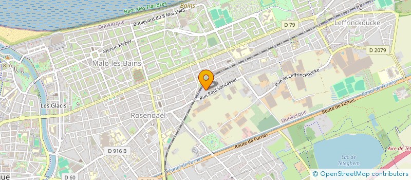 localisation de l'entreprise VERDUYN à DUNKERQUE