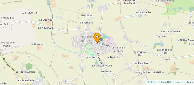 localisation de l'entreprise VERDYS  PARTHENAY-DE-BRETAGNE