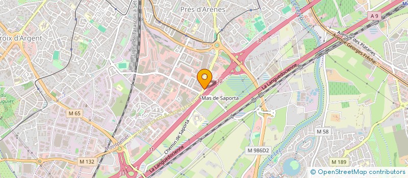 localisation de l'entreprise VERECH à MONTPELLIER