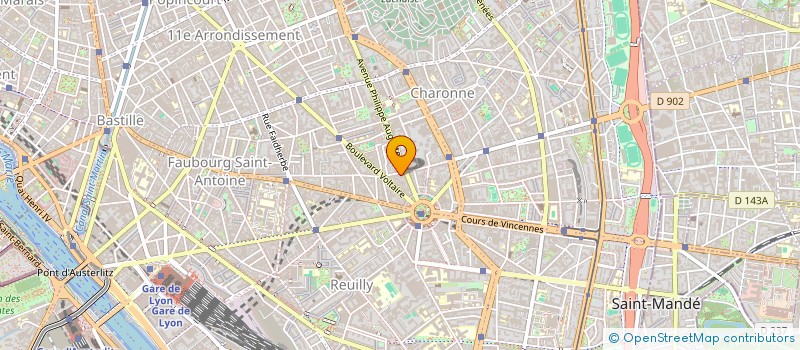 localisation de l'entreprise VERED  PARIS