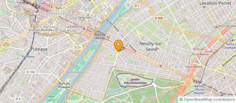 localisation de l'entreprise VERED à NEUILLY-SUR-SEINE