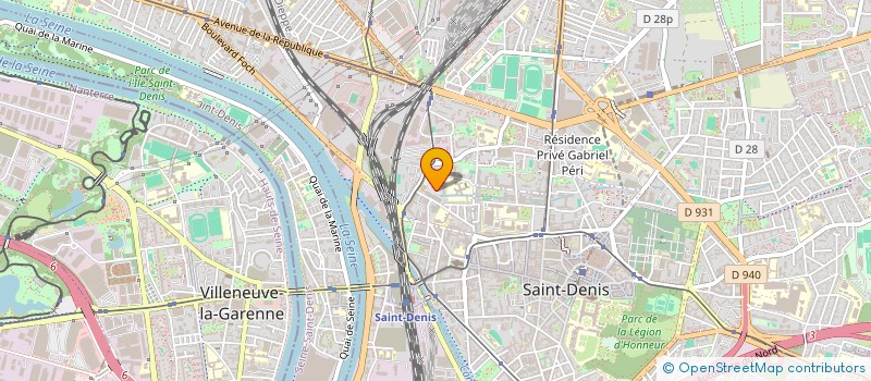 localisation de l'entreprise VEREL  SAINT-DENIS