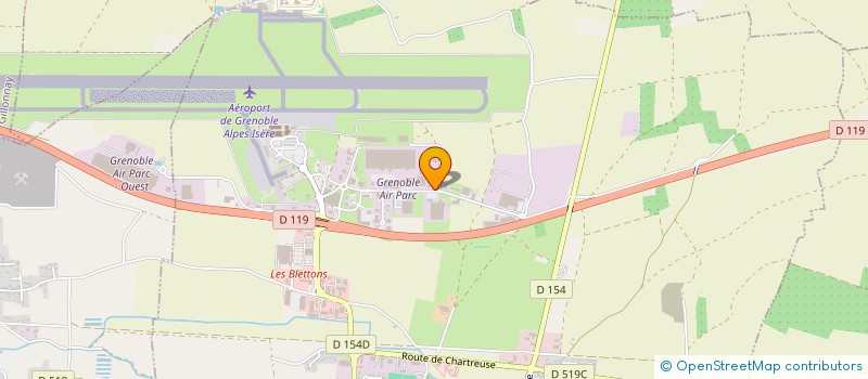localisation de l'entreprise VERELEC à SAINT-ETIENNE-DE-SAINT-GEOIRS
