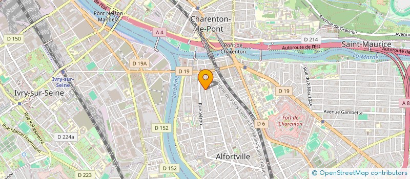 localisation de l'entreprise VERELEC à ALFORTVILLE