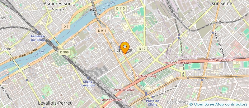 localisation de l'entreprise VEREN à CLICHY