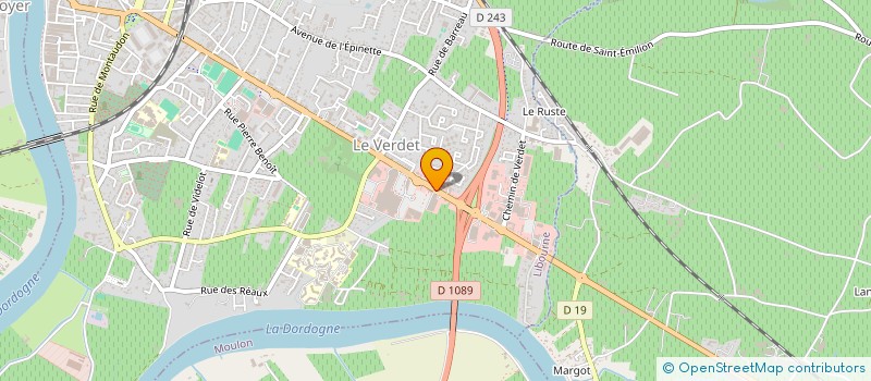 localisation de l'entreprise VERENGIE à LIBOURNE