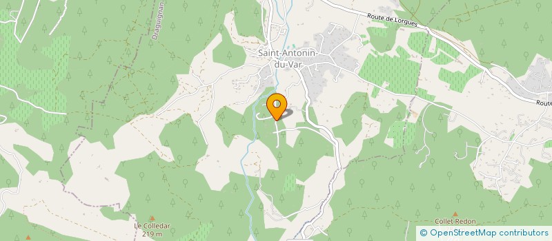 localisation de l'entreprise VERESQUE IMMOBILIER  SAINT-ANTONIN-DU-VAR