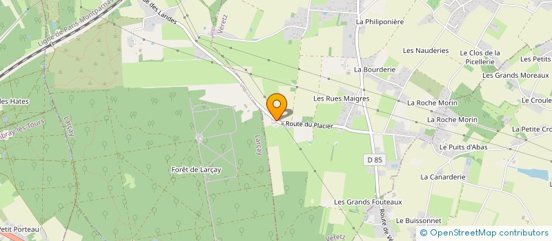 localisation de l'entreprise VERETZ A 'VENIR à VERETZ