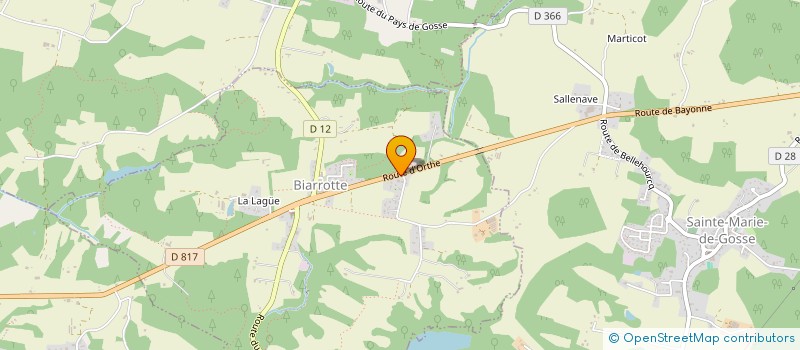 localisation de l'entreprise VERFAL  BIARROTTE