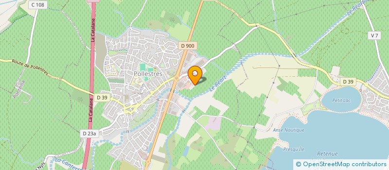 localisation de l'entreprise VERGE à POLLESTRES