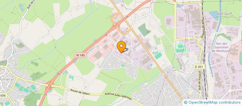 localisation de l'entreprise VERGE à DOMERAT
