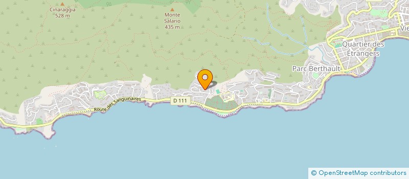 localisation de l'entreprise VERGE DEPRE CORVISIER LLISTOSELLA INDIVISION  AJACCIO