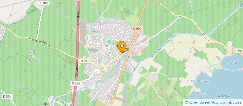 localisation de l'entreprise VERGE HABITAT à POLLESTRES