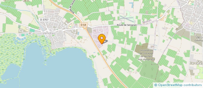 localisation de l'entreprise VERGELY DIDIER  VENDRES