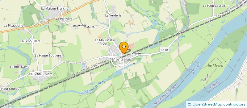 localisation de l'entreprise VERGER BEAU BUISSON  MONTRELAIS