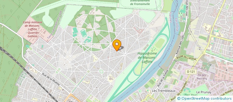localisation de l'entreprise VERGER - BINAUD à MAISONS-LAFFITTE