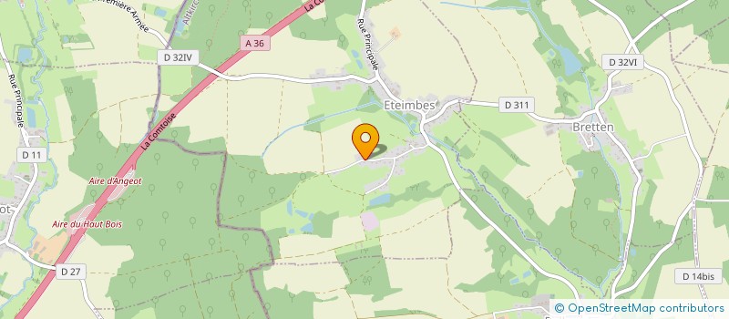 localisation de l'entreprise VERGER CFE  ETEIMBES