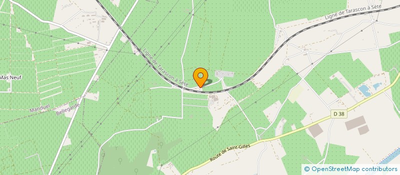 localisation de l'entreprise VERGER D'ARGENCE  BEAUCAIRE