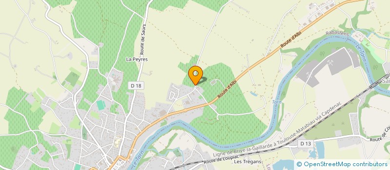 localisation de l'entreprise VERGER DE FONCOUSSIERES à RABASTENS