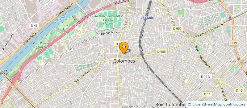 localisation de l'entreprise VERGER DE L'ILE à COLOMBES