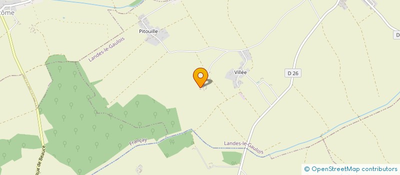 localisation de l'entreprise VERGER DE LA CUEILLAS  LANDES-LE-GAULOIS