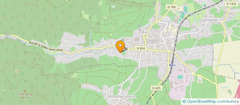 localisation de l'entreprise VERGER DES FAONS  BARR