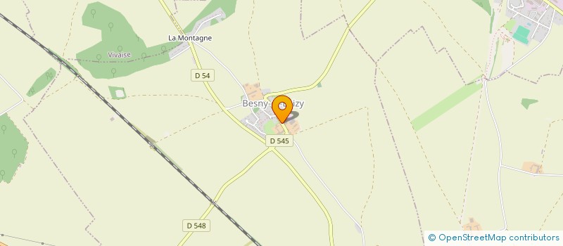 localisation de l'entreprise VERGER EBOULEAU à BESNY-ET-LOIZY