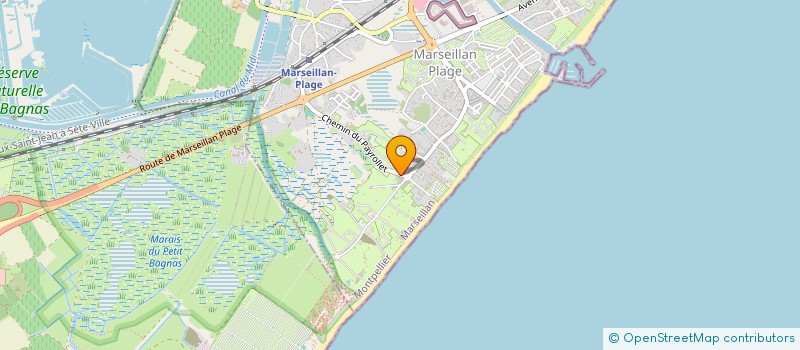 localisation de l'entreprise VERGER INDIVISION à MARSEILLAN
