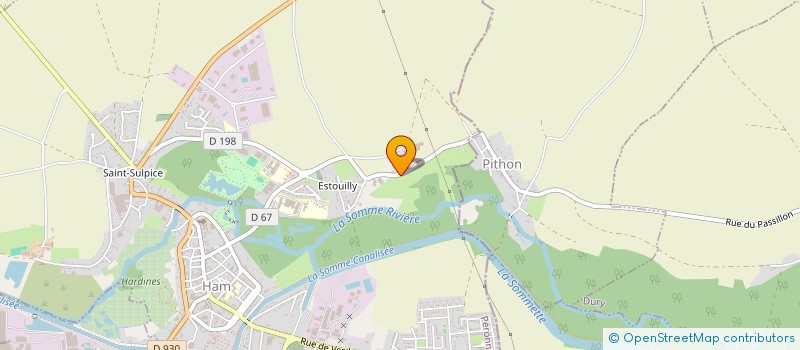 localisation de l'entreprise VERGER MARTINE  HAM