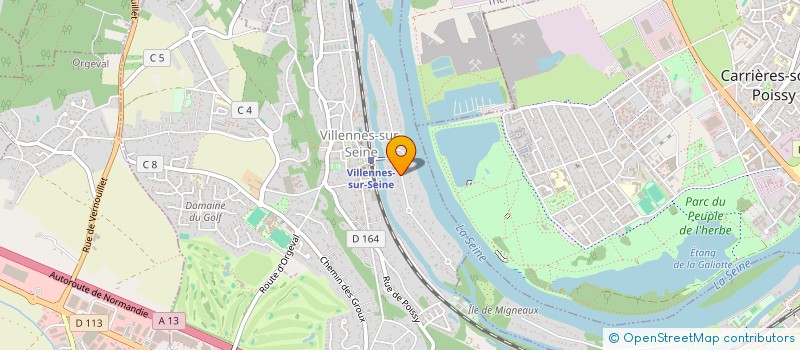 localisation de l'entreprise VERGER NAPOLEON  VILLENNES-SUR-SEINE