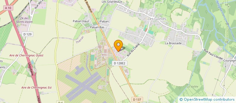 localisation de l'entreprise VERGER PARTICULIERS  LES GONDS