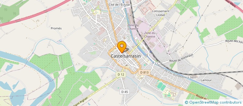 localisation de l'entreprise VERGERS CANCEL à CASTELSARRASIN