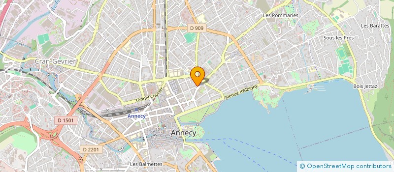 localisation de l'entreprise VERGERS D'ALEXANDRIE SARL à ANNECY