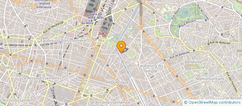 localisation de l'entreprise VERGERS D ANTAN à PARIS