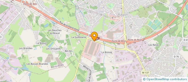 localisation de l'entreprise VERGERS D AVENIR à REZE